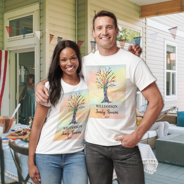 T-shirt homme pour la Réunion familiale arbre géné (Créateur téléchargé)