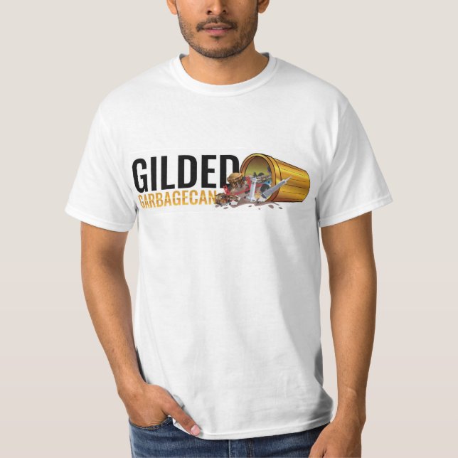 T-shirt homme pour les poubelles dorées officielle (Devant)