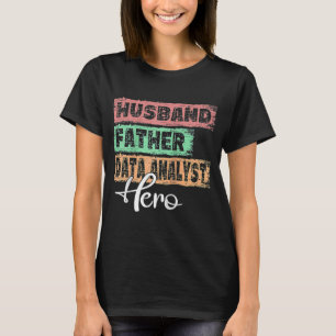 T-shirt Homme Profession père héros père analyste de donné