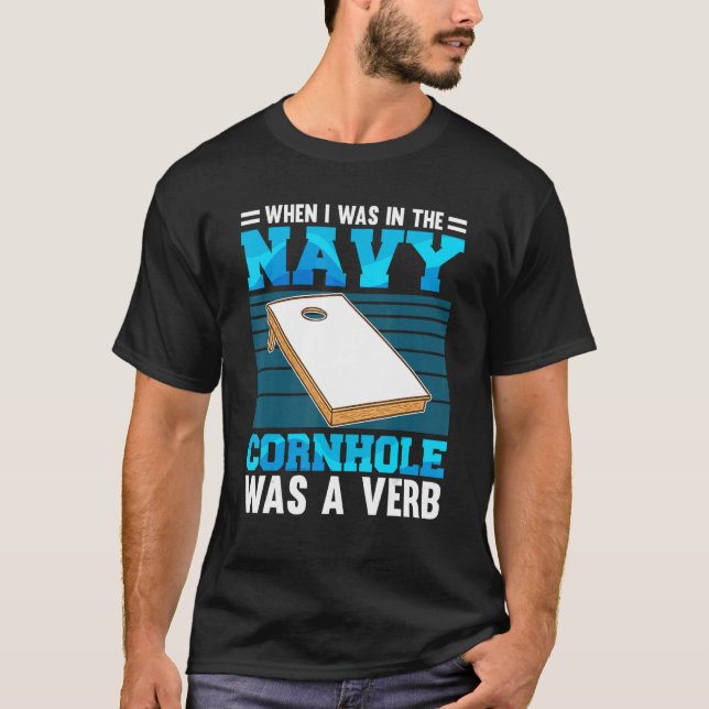 T-shirt Homme professionnel Cornhole Joueur Sport Toy Bean (Devant)