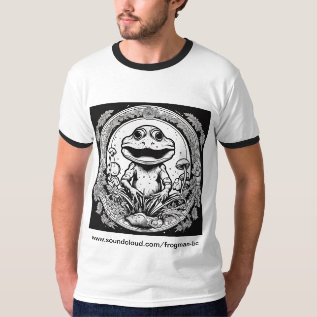 T-shirt homme psychédélique Frogman (Devant)