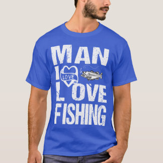 T-shirt Homme que j'aime la pêche