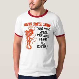 T-shirt Homme qui sentent le feu d'artifice