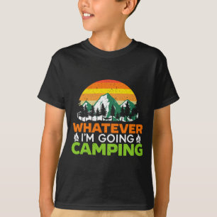 T-shirt Homme quoi qu'il en soit aller camper amateur de l