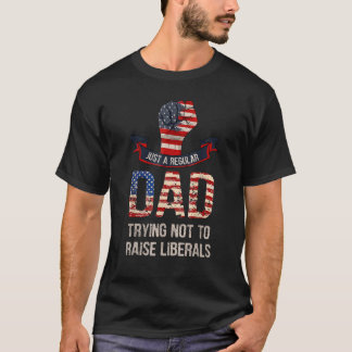T-shirt Homme Républicain Juste Un Père Régulier Essayant
