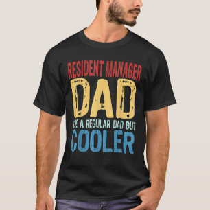 T-shirt Homme Résident Manager Papa J'aime papa normal mai