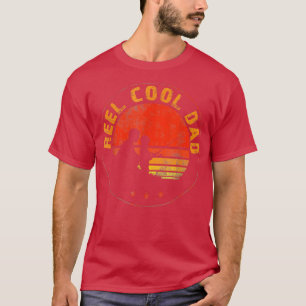 T-shirt Homme Rétro Bobine Papa Cool Pêche Papa Vintage Gr