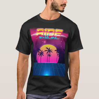 T-shirt homme rétro futuriste des années 80