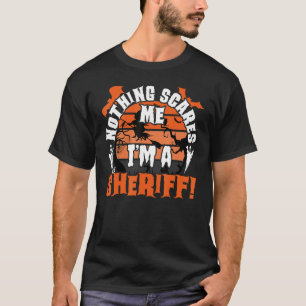 T-shirt Homme Rien ne me fait peur Je suis shérif Hallowee