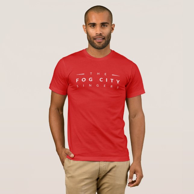 T-shirt homme (rouge) (Devant entier)