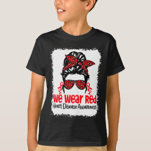 T-shirt homme rouge pour la sensibilisation à la m
