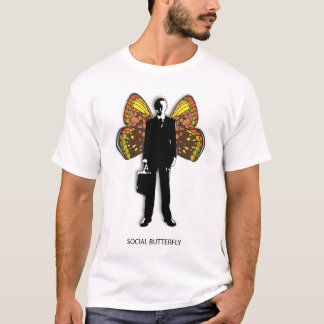 T-shirt Homme social de papillon