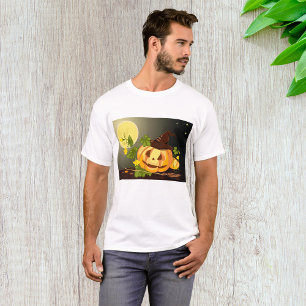 T-shirt Homme Sorcière citrouille