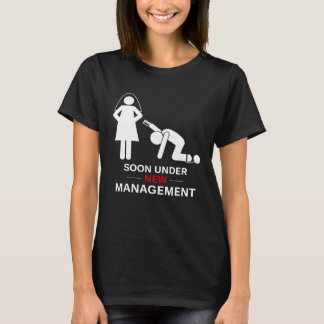T-shirt Homme sous nouveau management Marié enterrement de