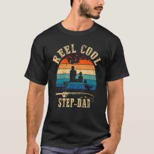 T-shirt Homme Super Cool Beau-Père Pêcheur Fête des Pères
