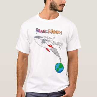 T-shirt Homme sur la lune