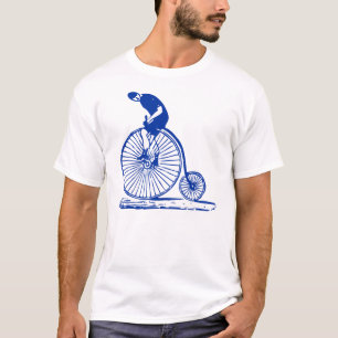 T-shirt Homme sur un grand-bi - Navy