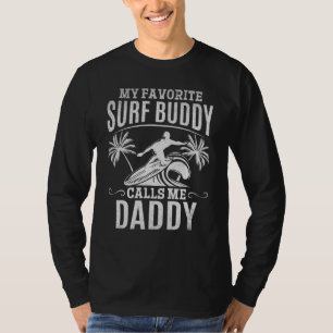 T-shirt Homme Surf D'eau Mon Meilleur Pote Surfeur Appelle