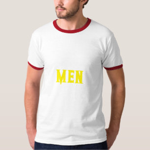 T-Shirt Homme Texte Personnalisé Couleur Jaune Cla