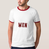 Homme Texte personnalisé Couleur Rouge foncé Homme