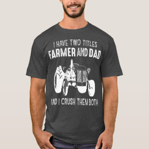 T-shirt Homme Tracteur Papa Fabriquant Père Agricole Agric