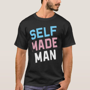 T-shirt Homme transgenre auto-fabriqué Lgbt Trans Pride Fl