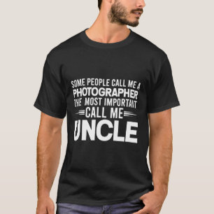T-shirt Homme Uncle photographe Chemises Uncles de photogr