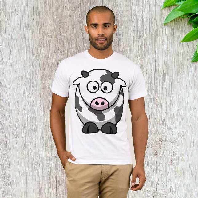 T-shirt Homme Vache de dessin (Créateur téléchargé)