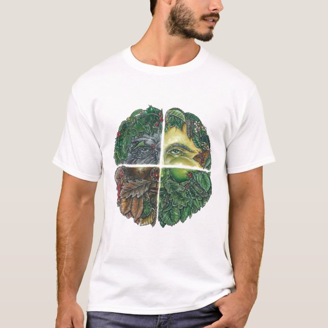 T-shirt Homme vert saisonnier (Devant)