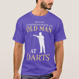 T-shirt Homme Vieux à Darts Damusant Dartist Cadeau Papa