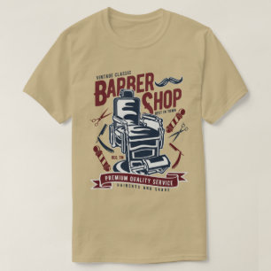T-shirt homme vintage Barber Shop