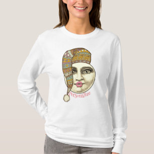 T-shirt Homme vintage femme dans la lune whimssunique sépi