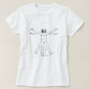 T-shirt homme vitruvien