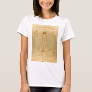 T-shirt Homme vitruvien par Leonardo da Vinci