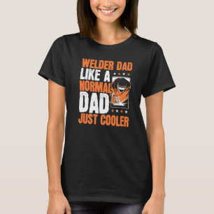 T-shirt Homme Welder Papa Steelworker Daddy Papa Welding F