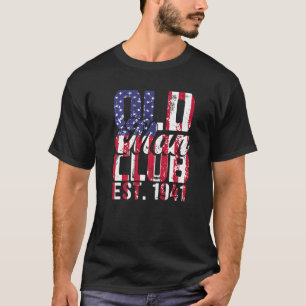T-shirt Hommes 1941 Anniversaire Old Man Club Est 1941 Re
