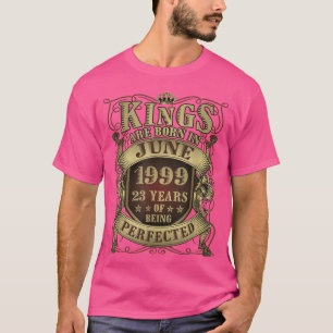 T-shirt Hommes 23e anniversaire cadeau Roi parfait Né 1er