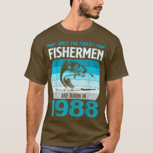T-shirt Hommes 33e anniversaire pour 33 ans Pêcheur