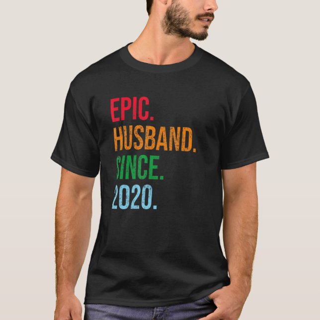 T-shirt Hommes 3e anniversaire Mariage Idées Épopée Mari S (Devant)