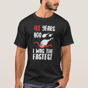 T-shirt Hommes 41e Anniversaire Gag robe 41 Années Il Y A 