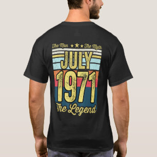 T-shirt Hommes 50e anniversaire L'homme Le mythe La légend