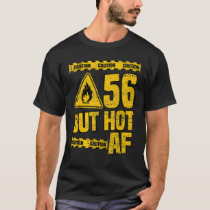 T-shirt Hommes 56e anniversaire 56 ans mais chaud Af drôle