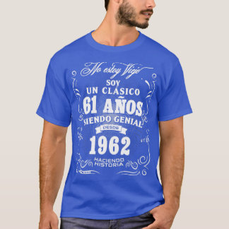 T-shirt Hommes 61e anniversaire cadeau pour Hommes en Rega