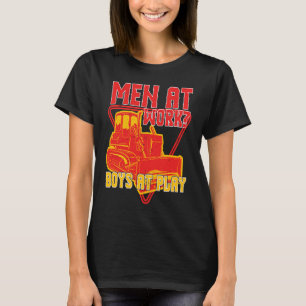 T-shirt Hommes À Faire Des Garçons De Travail À Jouer Cond