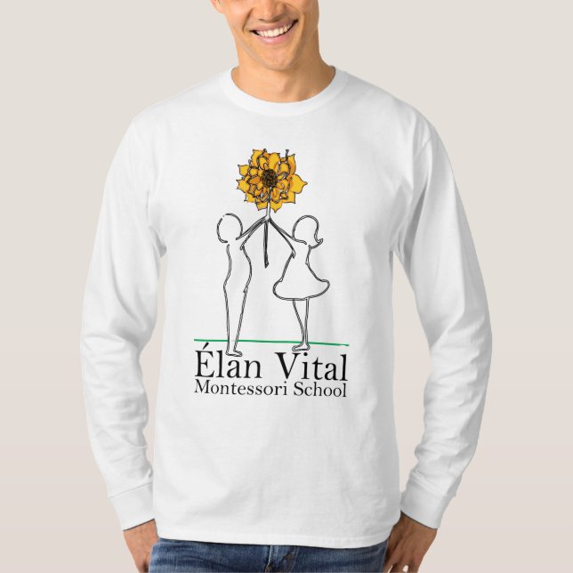 T-shirt Hommes à manches longues EVM (Devant)