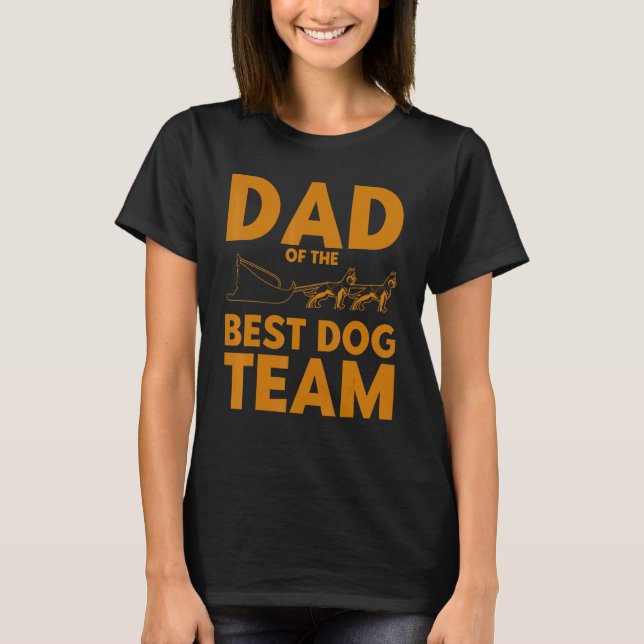 T-shirt Hommes Alaska Husky Sledding Sled Chien Racing Chi (Devant)