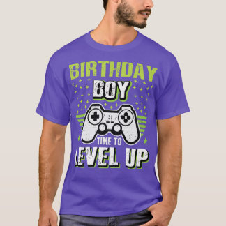 T-shirt Hommes Anniversaire Garçon Temps De Monter Les Jeu