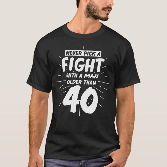 T-shirt Hommes Anniversaires 40e Anniversaire 40 Ans Don a (Devant)