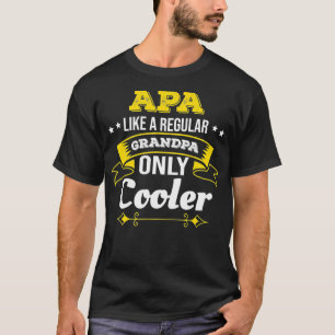 T-shirt Hommes Apa Comme Grand-Père Seulement Glacière G
