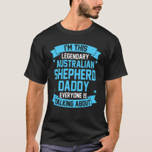 T-shirt Hommes Australian Shepherd Papa